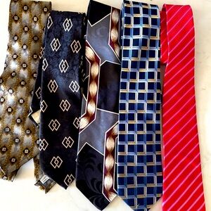 Set of 5 ties.
